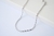 Pulseira Singapura Banho de Ródio Branco - comprar online