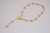 Pulseira Terço Mini Bolinhas Banho de Ouro 18k - comprar online