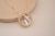 Colar Redondo Menina e Menino Banho de Ouro 18k - comprar online