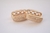 Argola Grande Retangular Cravejada Banho de Ouro 18k - comprar online