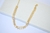 Pulseira Folhas Banho de Ouro 18K