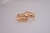 Argola Pequena Retangular Lisa Banho de Ouro 18k - comprar online