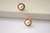 Brinco Círculo Zircônias Pérola Banho de Ouro 18k - comprar online