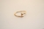 Anel Prego Liso Banho de Ouro 18k