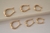 Trio Argola Gota Orgânica Fina Banho de Ouro 18k - comprar online