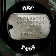 Dogtag com UMA plaqueta Personalizada em ALTO-RELEVO na internet