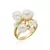 Anel Bubble Shell Pérolas
