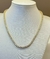 Colar Riviera 4 Garras 3mm Dourado - Dohra Eleganza