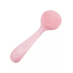 CEPILLO FACIAL DE SILICONA CON MANGO