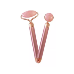 Roller Rodillo Facial De Cuarzo Vibratorio Premium Jade