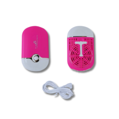VENTILADOR SECADOR PARA PESTAÑAS UÑAS USB RECARGABLE PORTATIL