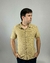 Camisa Cotelê Slim Manga Curta — Malha Canelada Premium na internet