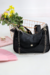 Cartera Margot negra croco