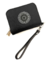 Billetera Olivia Negra con logo redondo