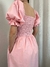 Vestido midi Amélia rosa - Dylopi Store