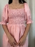 Vestido midi Amélia rosa - loja online