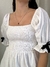 Vestido midi Amélia branco na internet