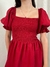 Vestido midi Amélia vermelho - Dylopi Store