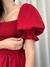Vestido midi Amélia vermelho - loja online