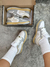 Air Jordan 1 Low - Branco/Cinza/Dourado