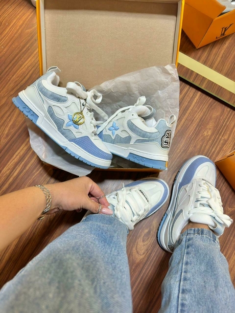 Tênis LV Skate - Azul Bebê