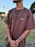 Camiseta Streetwear - Nike - Marrom na internet