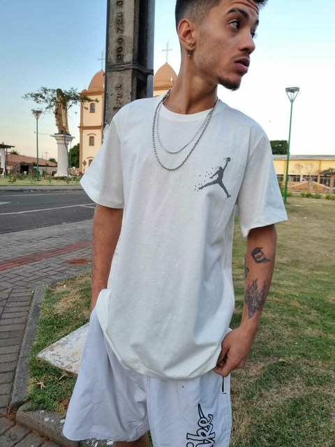 Camiseta Streetwear - Jordan - Bege