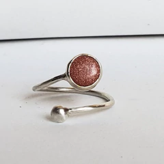 Anillo colección "Espirales" - Sunstone