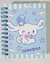 MINI CADERNO CAPA DURA HELLO KITTY E SUA TURMA - CINNAMORROL