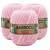 Barbante Maxcolor 200g Barroco 3526- Rosa Candy Novelo Círculo N4 - comprar online