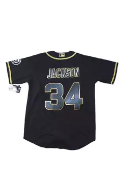 Raiders baseball Negra y Dorada - Jackson #34 en internet