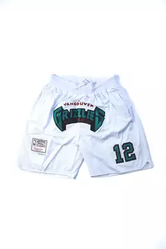 Short Memphis Grizzles White - Morant #12