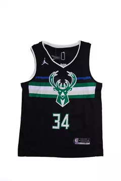 Camiseta Milwaukee Bucks - City Edition - Antetokounmpo #34