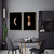 Quadro Decorativo 2 Telas Cozinha Banana Dourada