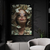 Quadro Decorativo 1 Tela Mulher com dinheiro I