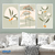 Quadro Decorativo 3 Telas Florais