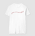 Camiseta "Viver não é linha reta" - comprar online