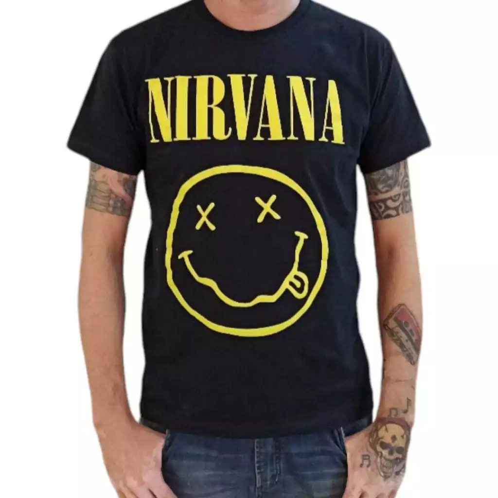 Camiseta Nirvana - Smile