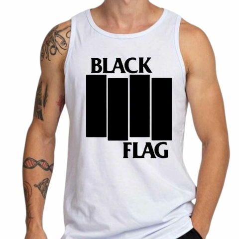Camiseta Regata Black Flag