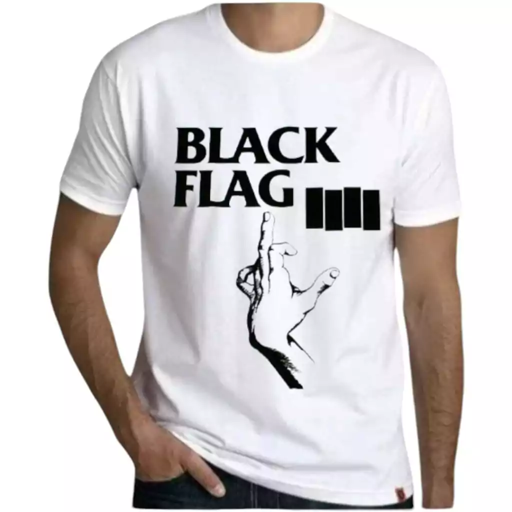 Camiseta Black Flag