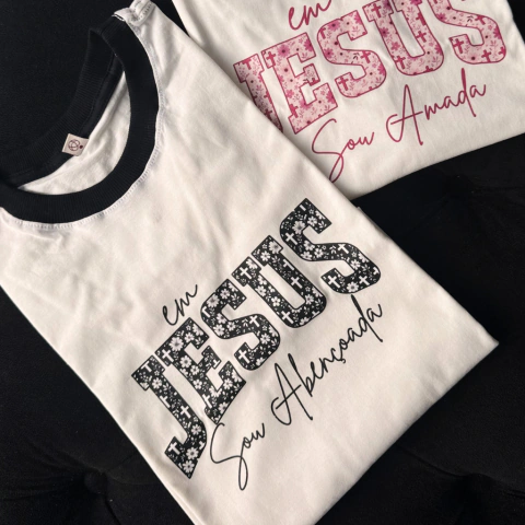 T-shirt Jesus- Gola Colorida