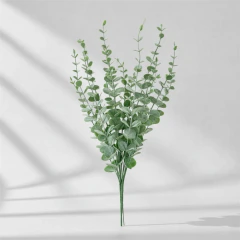 Imagem do Eucalipto Ramos Verdes Permanentes Artificiais Toque Real