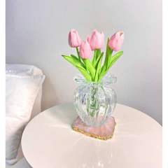 Vaso Cristal Murano Trouxinha Louise Transparente - comprar online