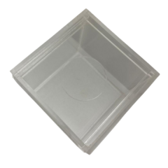 vaso caixa em acrilico para flores com água