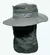 SOMBRERO CUBRE NUCA VERGE GRIS