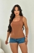 Blusa regata decote quadrado