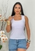 Blusa regata decote quadrado - Papina Modas