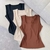 Blusa regata decote quadrado