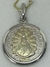 Medalla Virgen Maria plata y oro - ARBUS