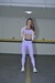 LEGGING LILÁS - Cintura Alta, recorte no bumbum e cinto fake - comprar online